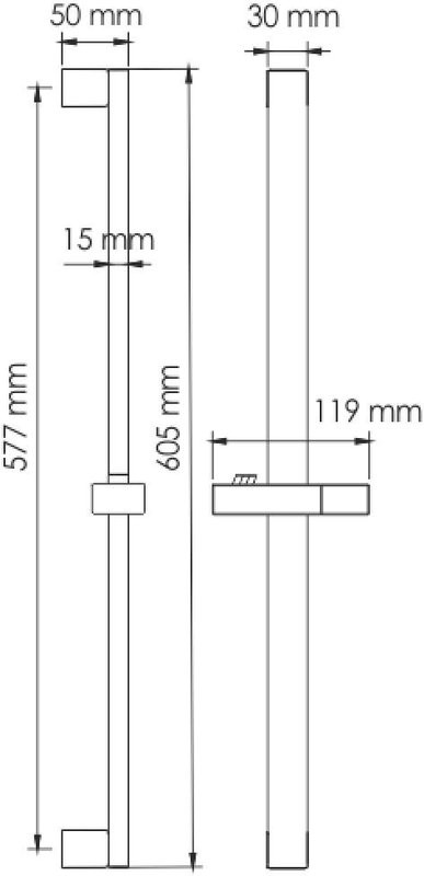 Душевая штанга Wasserkraft A123