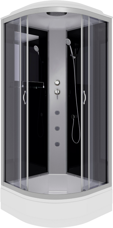 Душевая кабина Niagara Classic NG-3502-14G 100х100 см, с гидромассажем