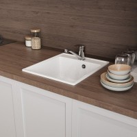 Мойка кухонная Domaci Палермо PR-425-001 белая