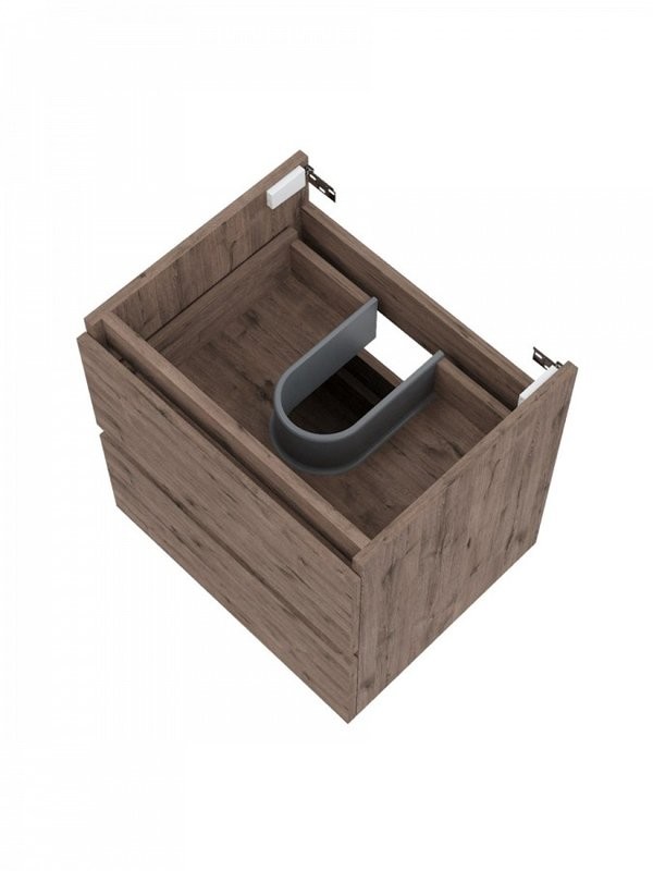 Тумба под раковину без столешницы Teymi Laina 50 темный дуб