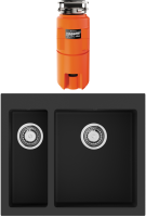 Комплект Мойка Omoikiri Bosen 59-2A-GB графит + Измельчитель Nagare slim 500 Комплект Мойка Omoikiri Bosen 59-2A-GB графит + Измельчитель Nagare slim 500