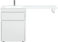 Тумба с раковиной Aquanet Токио 68 1 ящик, с бельевой корзиной L