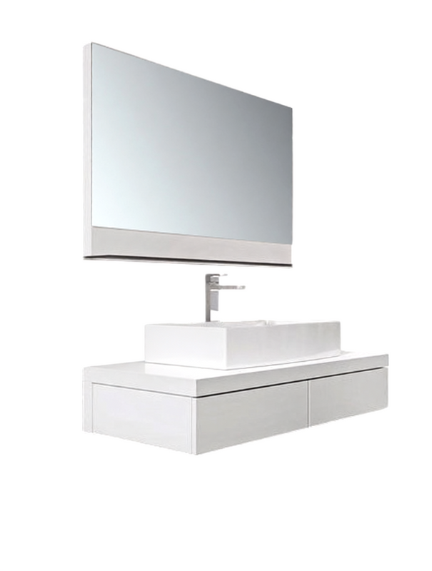 Мебель для ванной комнаты Ravak Formy SD 100 глянцевая белая