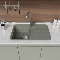 Мойка кухонная Domaci Парма 76-47-251 серая Мойка кухонная Domaci Парма 76-47-251 серая