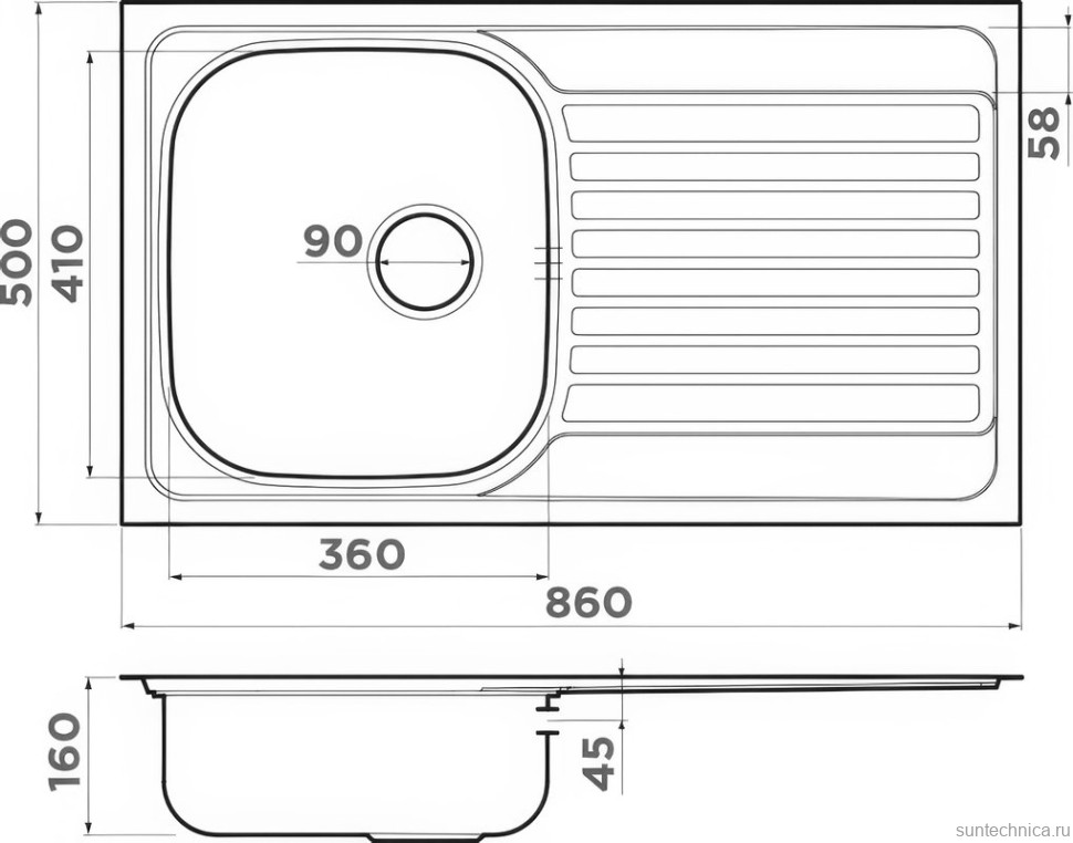 Комплект Мойка Omoikiri Kashiogawa 86 + Измельчитель Nagare 750