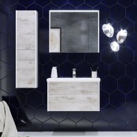 Мебель для ванной комнаты Roca Ronda 80 белая, бетон