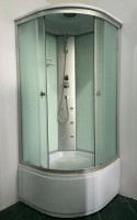 Душевая кабина Niagara NG-2308-14G х220 90х90 с высоким поддоном, с сиденьем