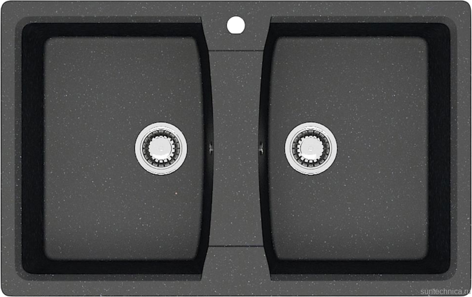 Мойка кухонная AZARIO Elmas 00078333 черная