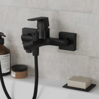 Смеситель для ванны с душем Paini Bari RTYO111 черный матовый