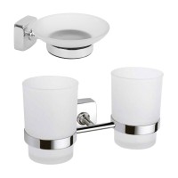 Набор Стакан Fixsen Kvadro 61307 + Мыльница 61308