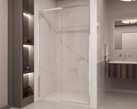 Душевая дверь в нишу Vincea Stella VDS-1ST150CL 150 см, профиль хром, стекло прозрачное