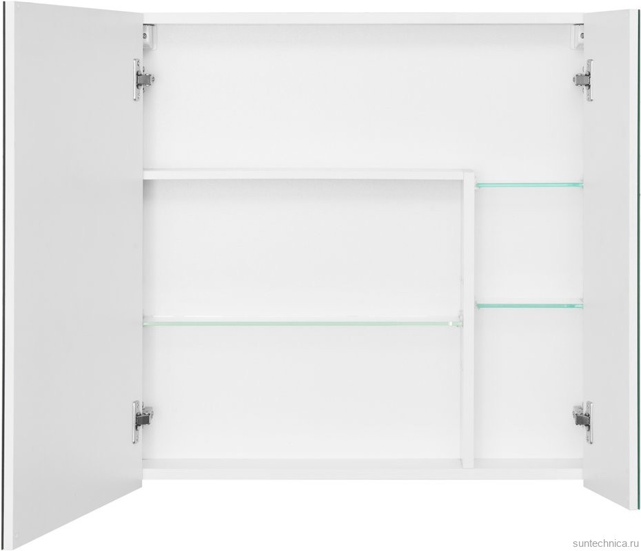 Мебель для ванной комнаты AQUATON Асти 70 белая глянцевая, ясень шимо