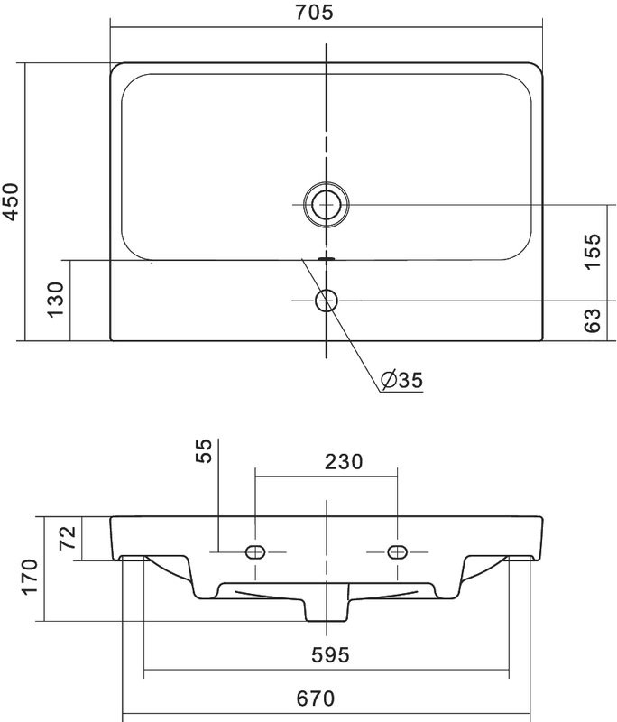 Мебель для ванной комнаты AQUATON Асти 70 белая глянцевая, ясень шимо