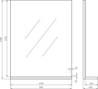 Мебель для ванной комнаты Cersanit Melar 40