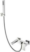 Смеситель для ванны с душем Boheme Qubic 473-NB brushed nickel Смеситель для ванны с душем Boheme Qubic 473-NB brushed nickel