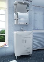 Мебель для ванной комнаты СаНта Уют 55 2 двери, 2 ящика