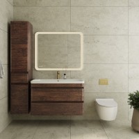 Мебель для ванной комнаты Style Line Атлантика 100 Люкс Plus, подвесная, старое дерево