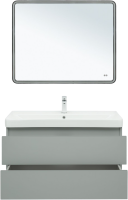 Мебель для ванной комнаты Aquanet Вега 2.0 100 подвесная, мисти грин