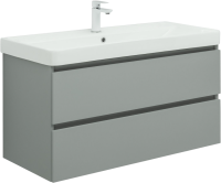 Мебель для ванной комнаты Aquanet Вега 2.0 100 подвесная, мисти грин