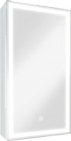 Зеркало-шкаф Art&Max Techno R 35 с подсветкой, белое