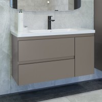 Тумба с раковиной Caprigo Forte 100 R подвесная, айрон