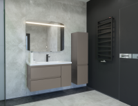 Тумба с раковиной Caprigo Forte 100 R подвесная, айрон