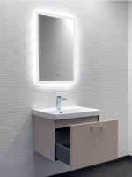 Мебель для ванной комнаты Comforty Ангара 60П подвесная, дуб латте