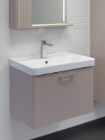 Мебель для ванной комнаты Comforty Ангара 60П подвесная, дуб латте