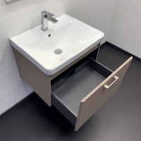 Мебель для ванной комнаты Comforty Ангара 60П подвесная, дуб латте