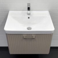 Мебель для ванной комнаты Comforty Ангара 60П подвесная, дуб латте