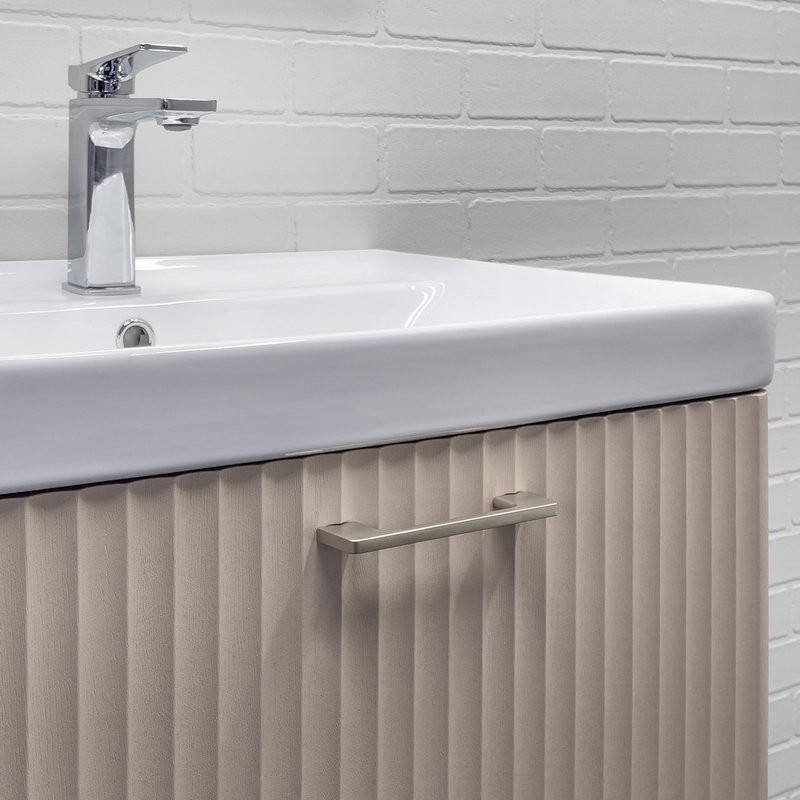 Мебель для ванной комнаты Comforty Ангара 60П подвесная, дуб латте