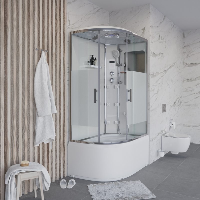 Душевая кабина Niagara Ultra NG-310-01R 120х80, с высоким поддоном