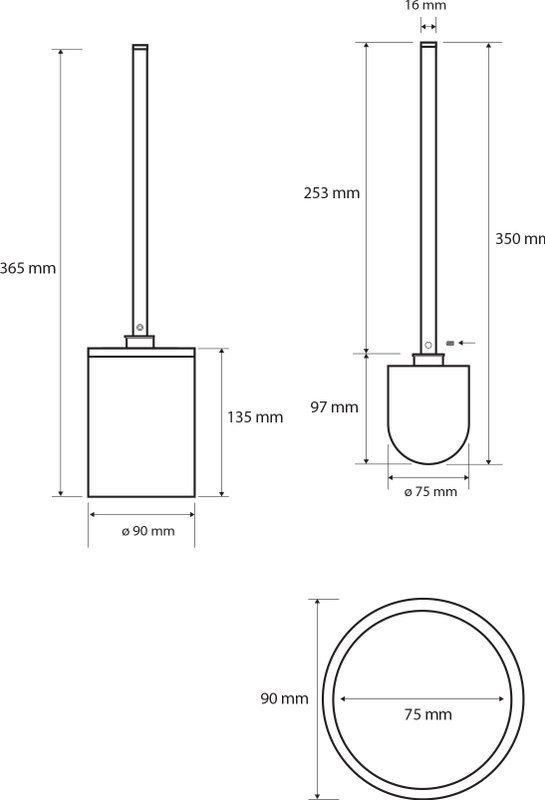 Набор Держатель Bemeta White 104112014 + Ершик 104913094