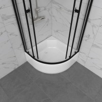 Душевой уголок Triton Альфа-Блэк Щ0000077857 80х80 В, черный матовый