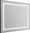 Зеркало BelBagno Kraft SPC-KRAFT-885-785-TCH-WARM-NERO черное, с подогревом