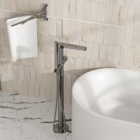 Напольный смеситель для ванны с душем Wasserkraft Mosel 4621 С ВНУТРЕННЕЙ ЧАСТЬЮ, хром