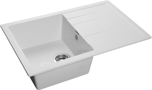 Комплект Мойка GranFest Quadro GF-Q780L иней + Смеситель MEGA Ege MG-PL10 хром
