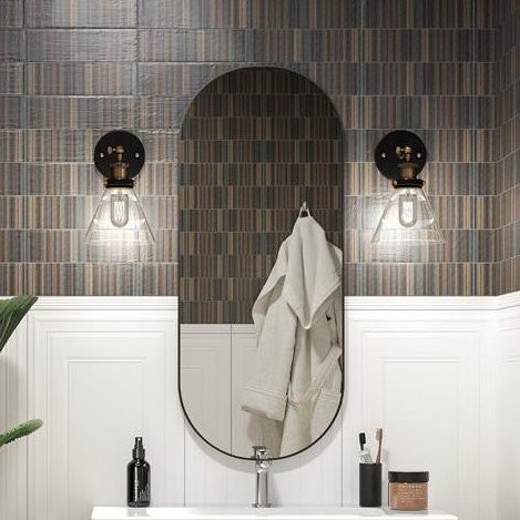 Зеркало KERAMA MARAZZI Cono 42 черное матовое