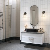 Зеркало KERAMA MARAZZI Cono 42 черное матовое