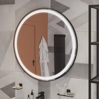 Зеркало круглое Cezares Cadro 80, с подсветкой, с антизапотевателем