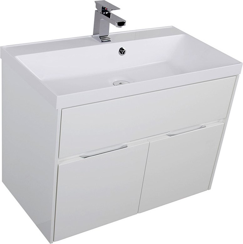 Тумба под раковину Aquanet Латина 90 белая
