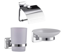 Набор Мыльница Fashun A26 A2602 + Стакан A2606 + Держатель A2603 Набор Мыльница Fashun A26 A2602 + Стакан A2606 + Держатель A2603