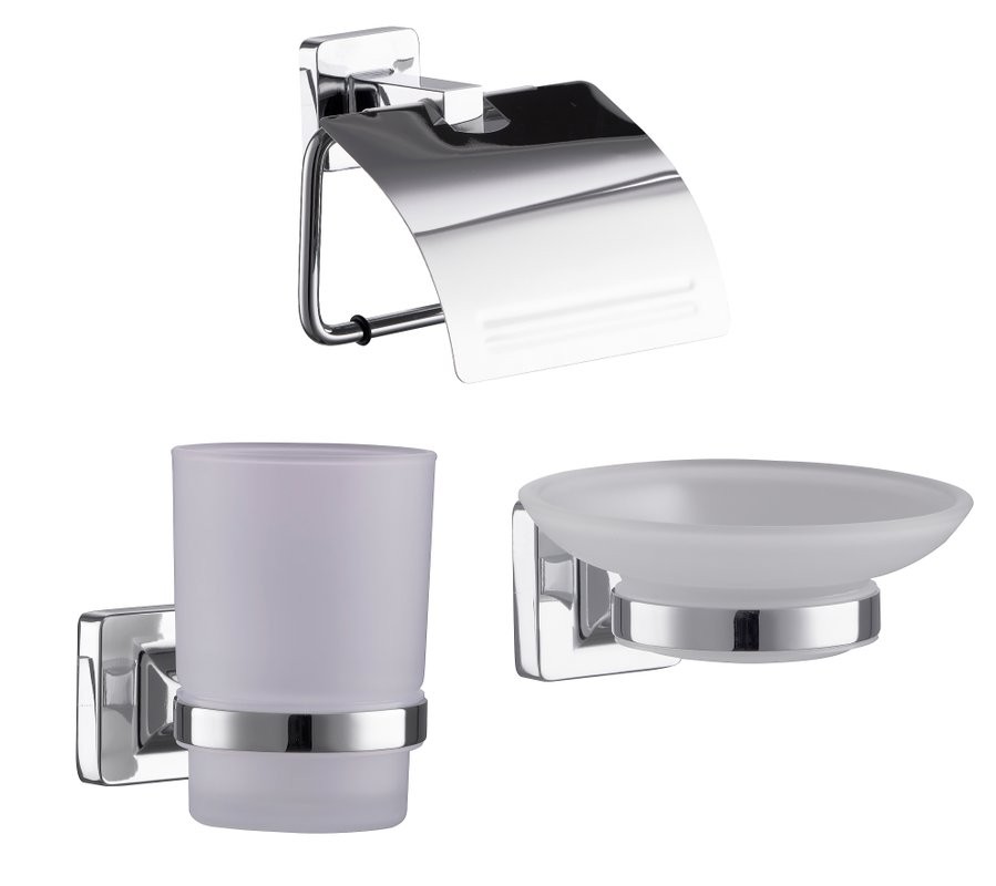 Набор Мыльница Fashun A26 A2602 + Стакан A2606 + Держатель A2603