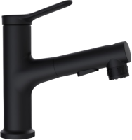 Смеситель для раковины BelBagno BB-LVMD-NERO-W0 для парикмахерской