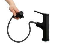 Смеситель для раковины BelBagno BB-LVMD-NERO-W0 для парикмахерской