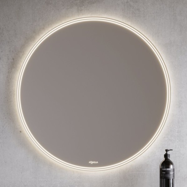 Зеркало круглое Aqwella Moon MOON0208CH 80 с подсветкой, с подогревом