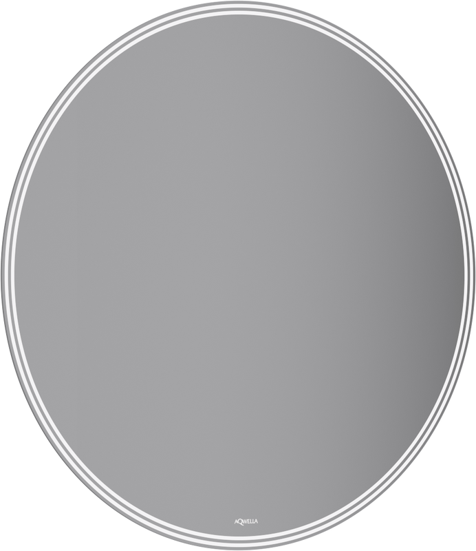 Зеркало круглое Aqwella Moon MOON0208CH 80 с подсветкой, с подогревом