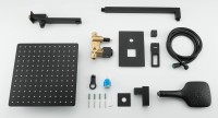 Душевой комплект Gappo G17-6 G7117-6 С ВНУТРЕННЕЙ ЧАСТЬЮ, черный