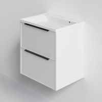 Тумба под раковину La Fenice SIMPLA Bianco TWIN белая 80 см