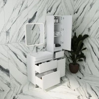 Тумба с раковиной Style Line Атлантика 60 Люкс Plus, напольная, антискрейч